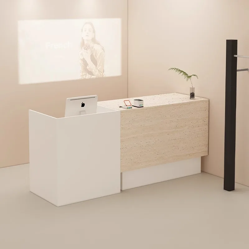 

Nordic Modern Minimalism Counter Store High-quality Originality Reception Desks Multifunctional Aesthetic Home Office Furniture