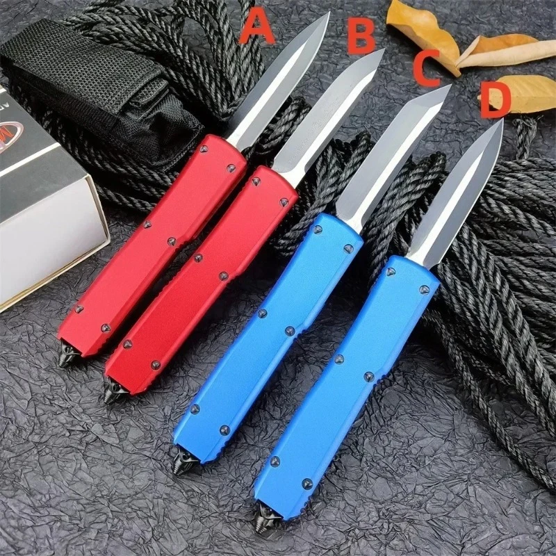 Folding Pocket Knife 440C Blade Aluminium Alloy Handles Camping Hunting Self-defense Outdoor Tactical EDC Pocket Tools Knives