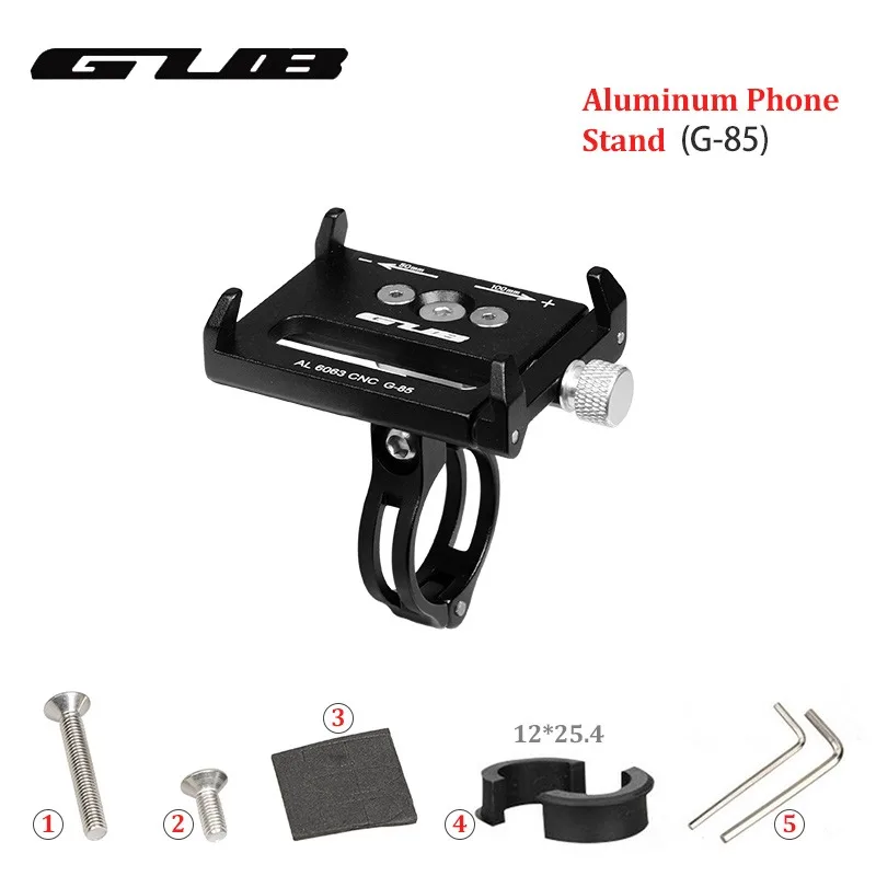 GUB Bike Moible Phone Holder G85 Mount Bracket Smartphone Aluminum Tight Metal MTB Bicycle for Samsung Huawei Xiaomi Iphone