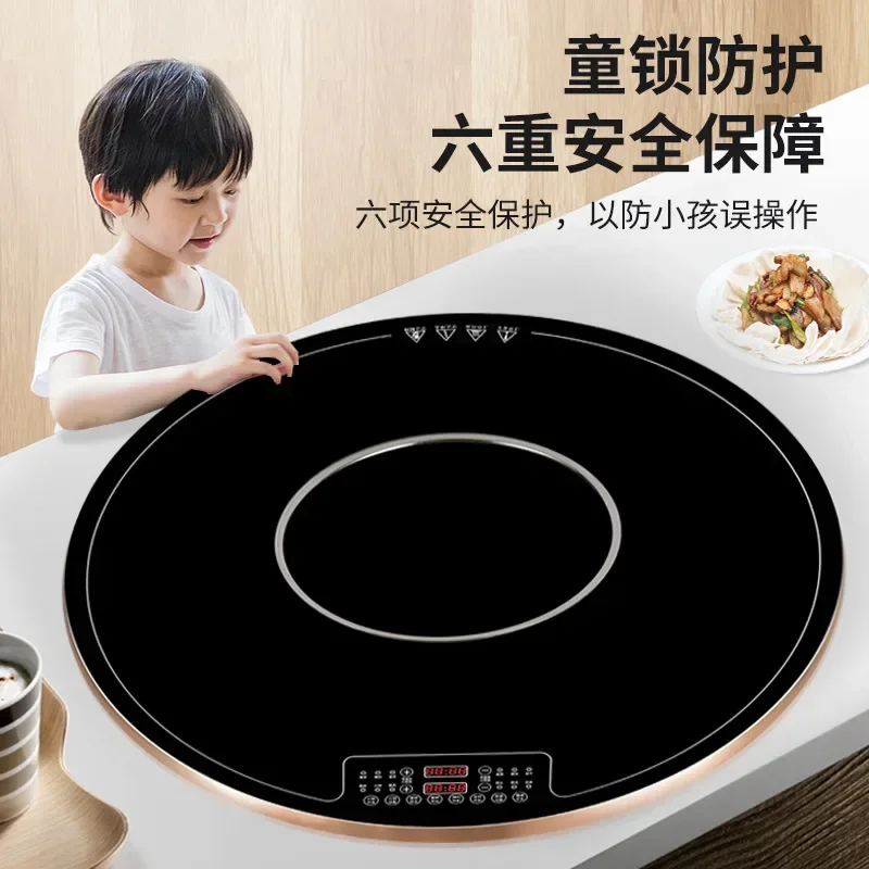 ذكي التدفئة قطع المجلس متعددة الوظائف أطباق الاحترار لوحة التلقائي الدورية التدفئة طاولة الطعام مع إناء/قدر