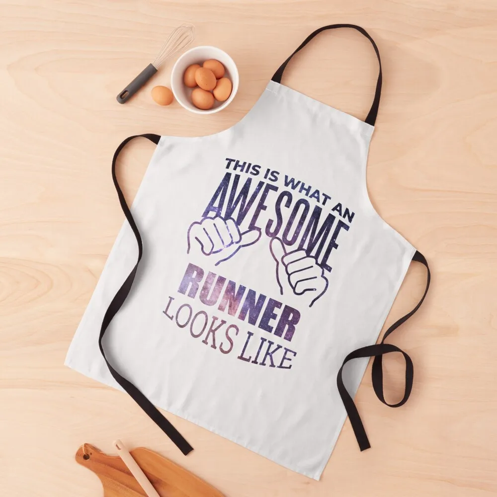 

Awesome Running Gift Desig| Perfect Gift Apron Salon Ladies Apron