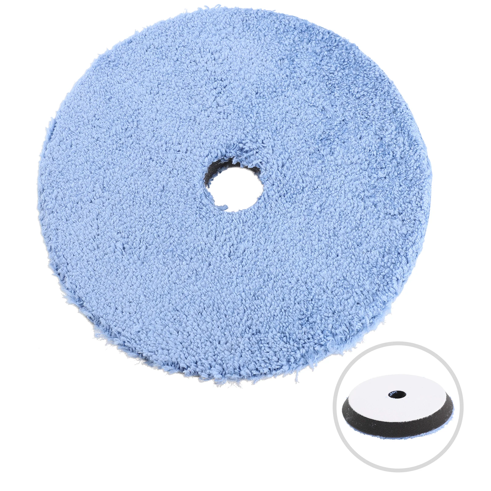 Replacement Washable Removable Detachable Microfiber Cleaning Tool Polishing pad Outdoor 6 inch For Car Accessories