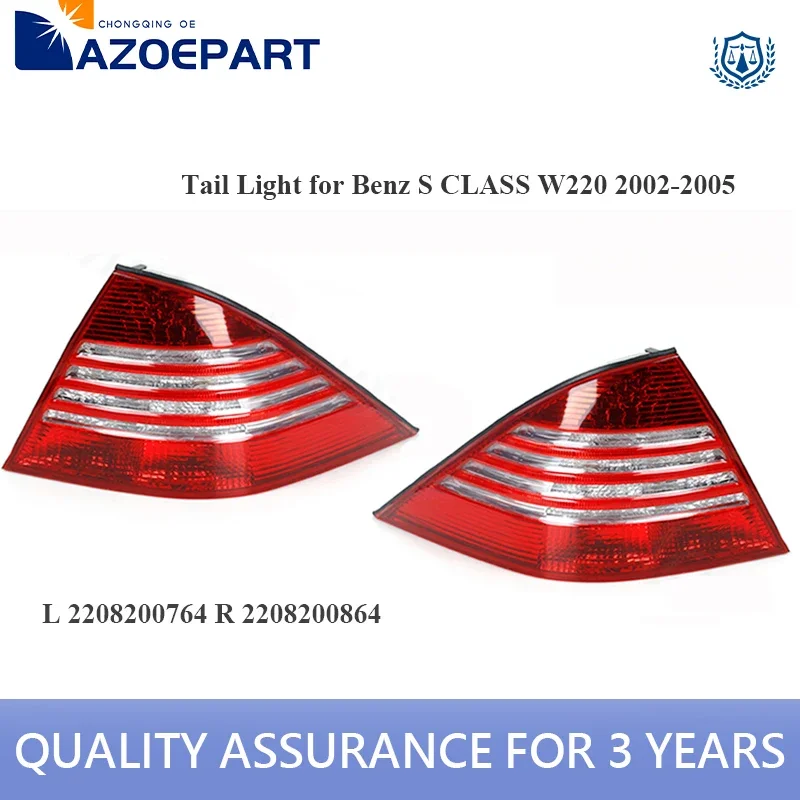 

Rear Stop Brake Tail Light Lamp for Benz S Class W220 S350 S400 S500 S600 S55 AMG S63 AMG 2002 2003 2004 2005