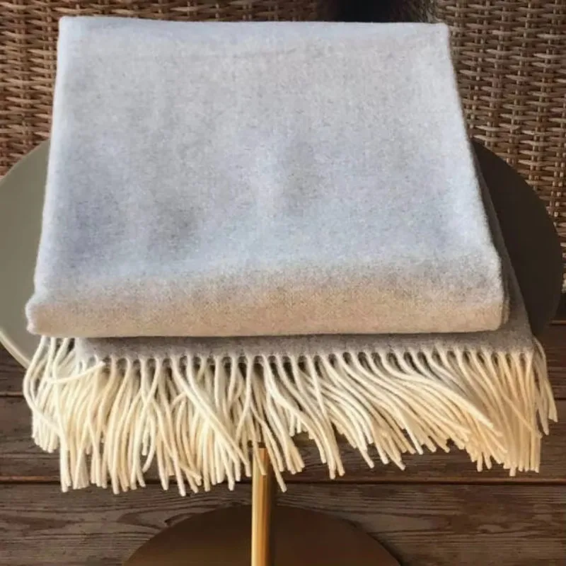 Hot Sell Luxury Solid Color Double Layer Thick Flannel Fleece Sherpa Cashmere Blanket Soft Throw Blanket