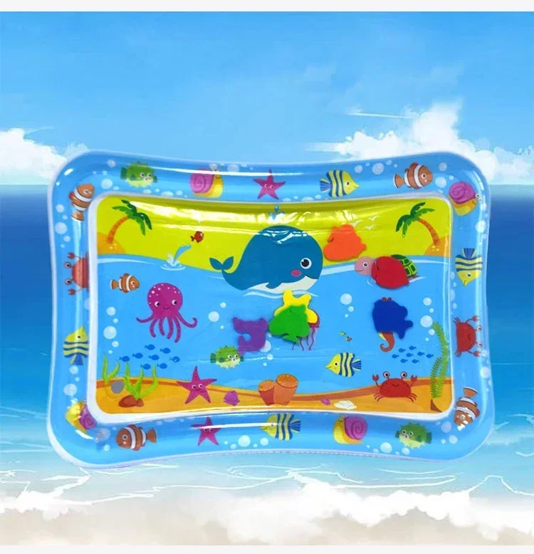 Baby Water Speelkleed Opblaasbaar Kussen PVC Baby Tummy Time Peuter Waterkussen voor Kinderen Vroeg Onderwijs Ontwikkelen Activiteit Speelgoed