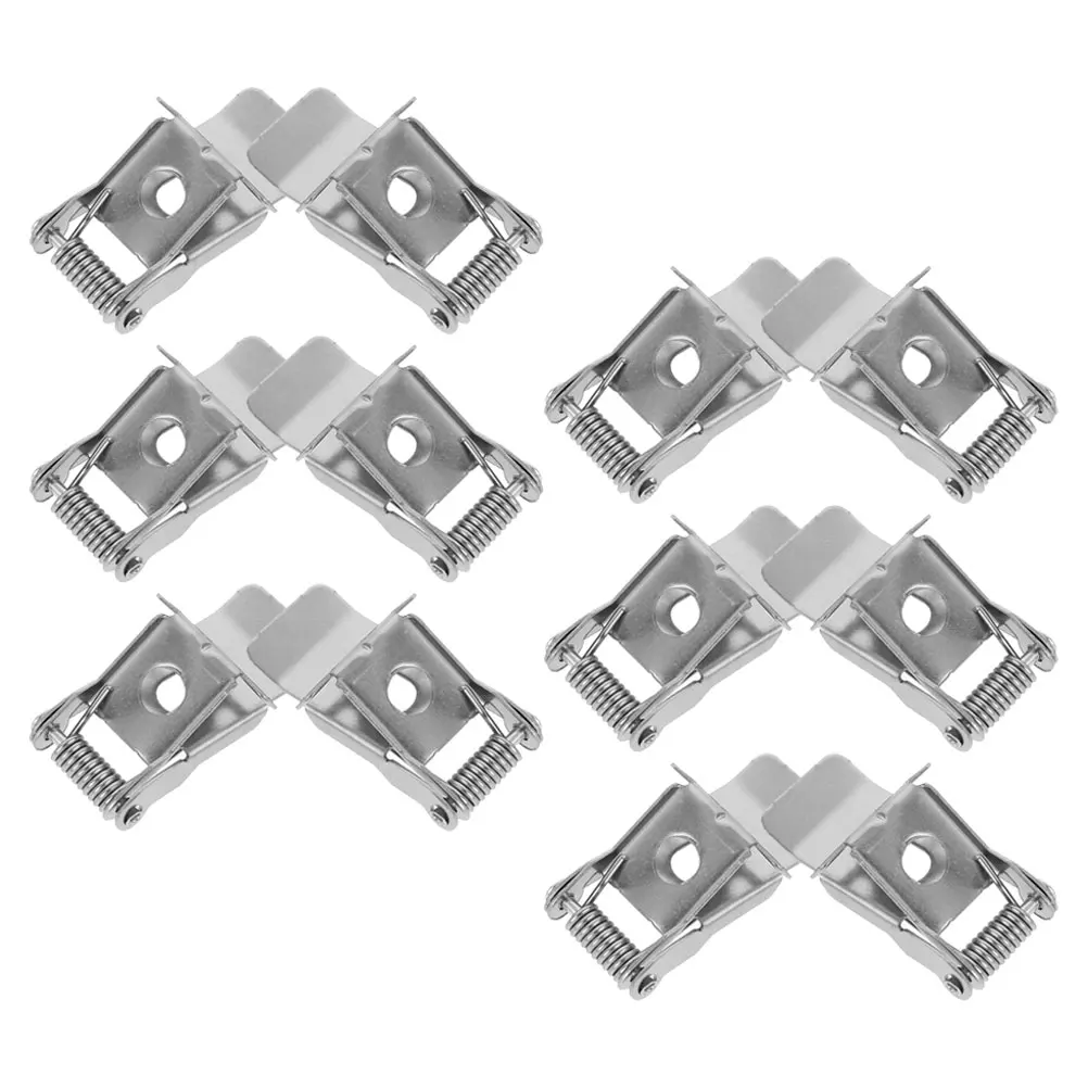 

12pcs Spotlight Buckle High Hardness Downlight Clips Flat Panel Mounting Brackets Lighting Springs Cold Sheet