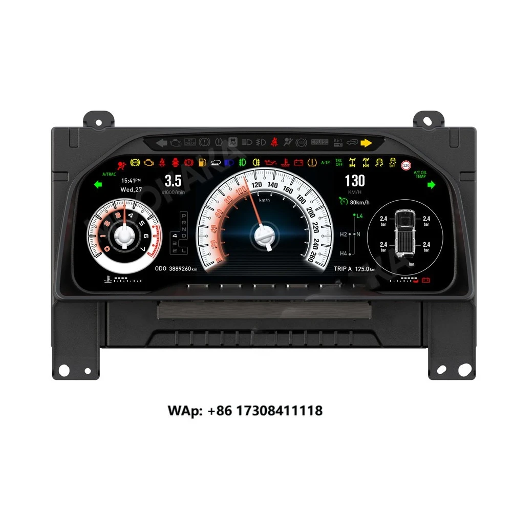 LCD Digital Cluster for  LC 70/71/76/78/79 2007-2024 LCD Instrument Panel CockPit LCD Speedometer
