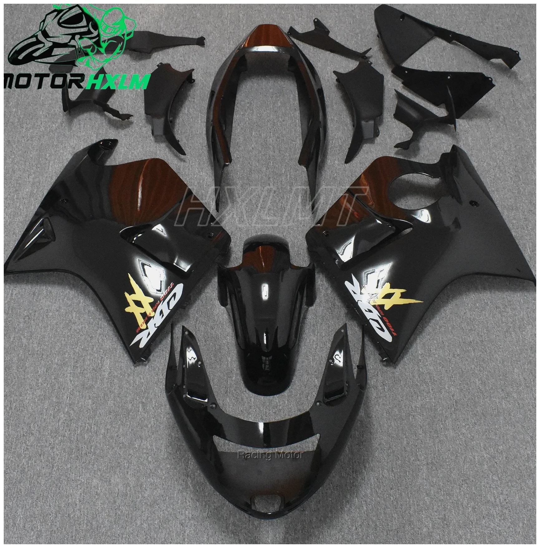 Motorcycle Fairing Body Kit - NEW Motorcycle Fairings for Honda Cbr1100XX CBR 1100 XX 1998 CBR1100 Bodywork 1996 - 2005 BLACKBIR