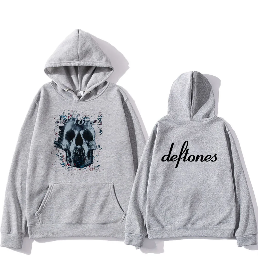 Deftones Hoodies Men Fashion Winter/Autumn Sweatshirts Hip Hop Tops Regular Fit Male Clothing Graphic Printing Hooded Pullovers