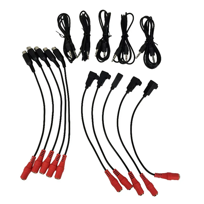 

1/5 шт. аудиокабель с маленькой круглой головкой, маленькая квадратная головка, соединительный кабель для моделирования, авиационная модель, фиксированная универсальная