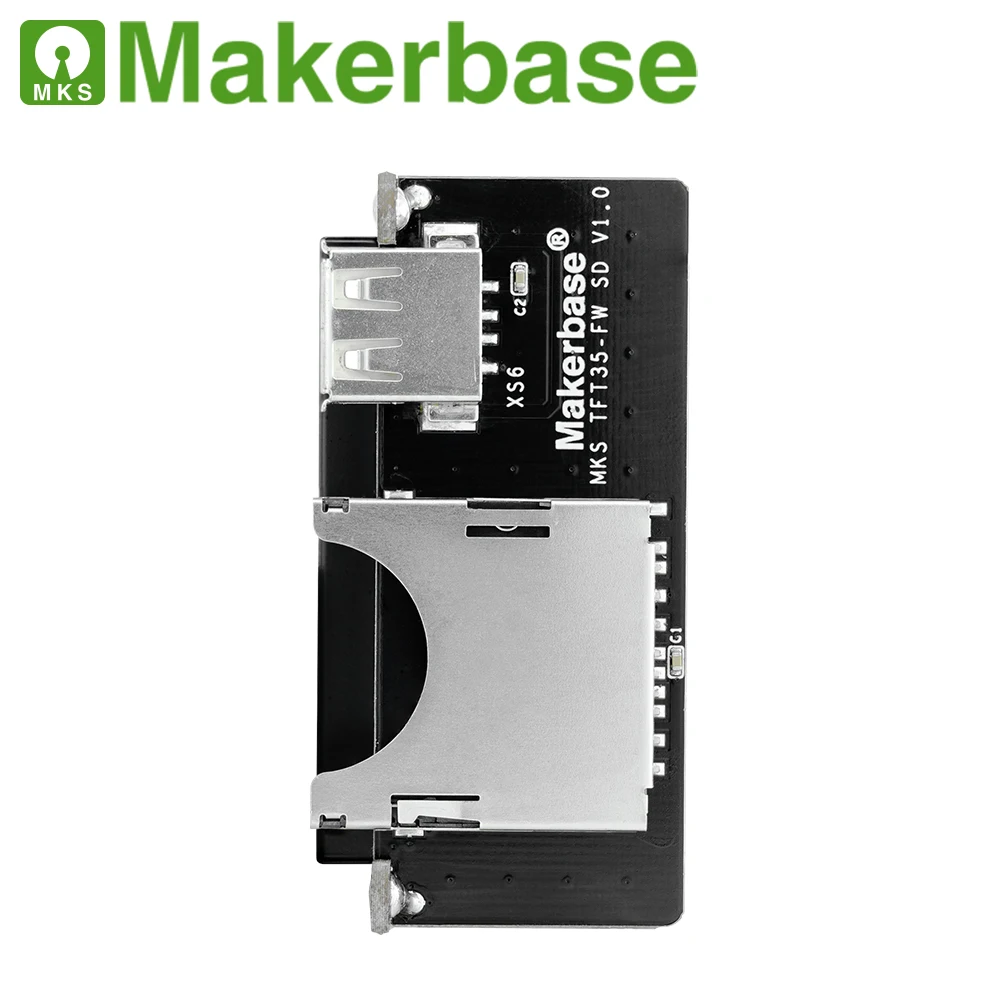 Imagem -03 - Makerbase-peças da Impressora Mks Touch Screen Tft35 fw V1.0 3.5 Inserir Cartão sd Disco Usb Frente Controle Wifi Visualização Gcode