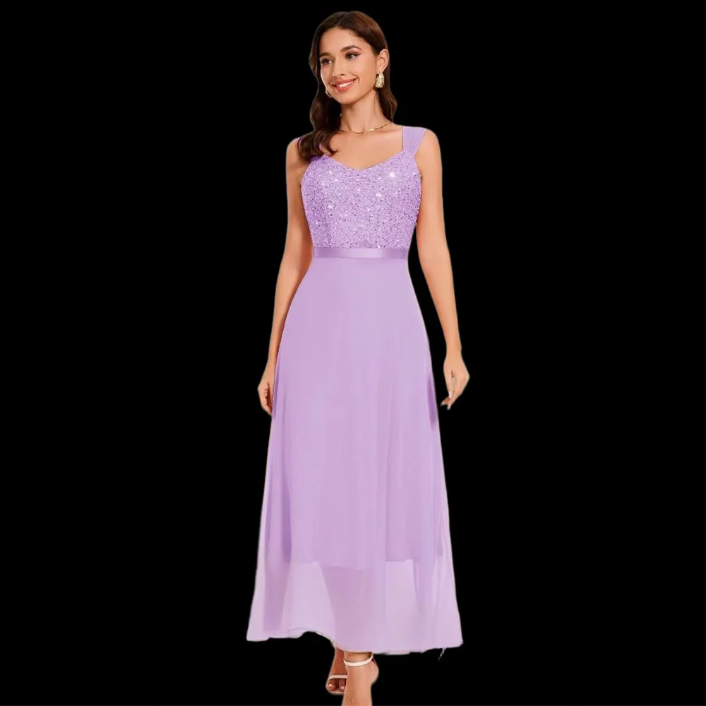 

NEW Exquisite Formal Wedding Lace Appliques Guest Sequin Mother of The Bride Dress A Line Evening Dresses Customized 2025