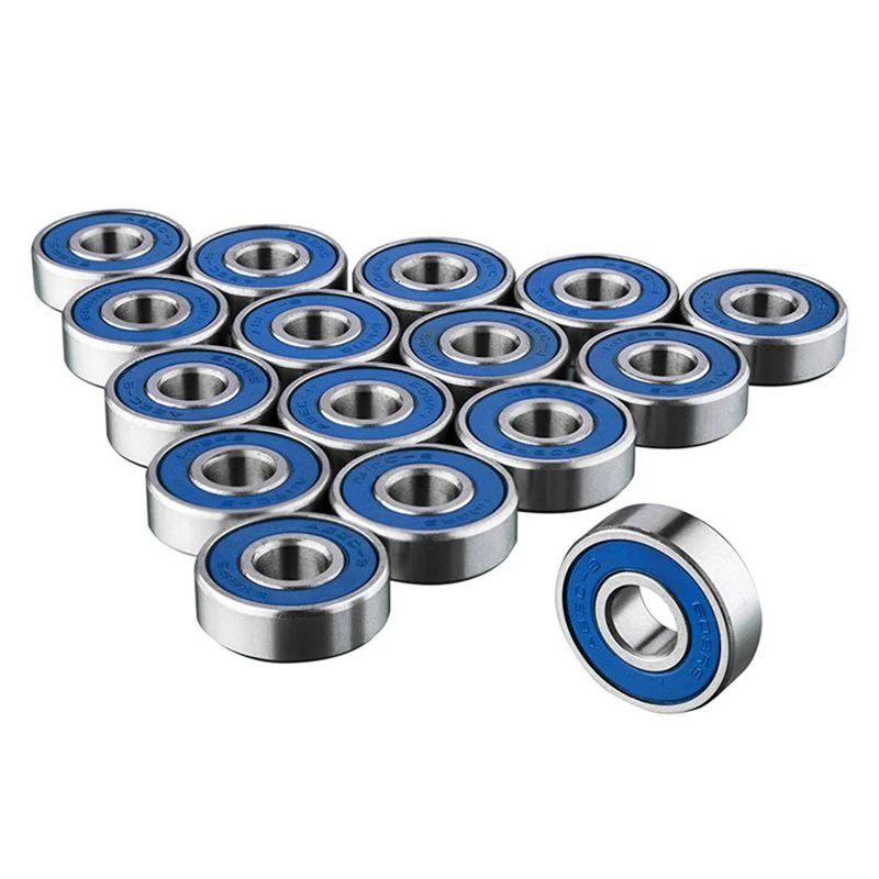 Aço Miniatura Bearing, Blue Cover Bearing, alta qualidade Ball Bearing, 608Rs