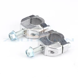 22mm 7/8'' Handlebar Bar Risers Mount Bracket Clamp Taper For 2 Stroke 47cc 49cc Mini Moto Dirt Bike Motorcycle