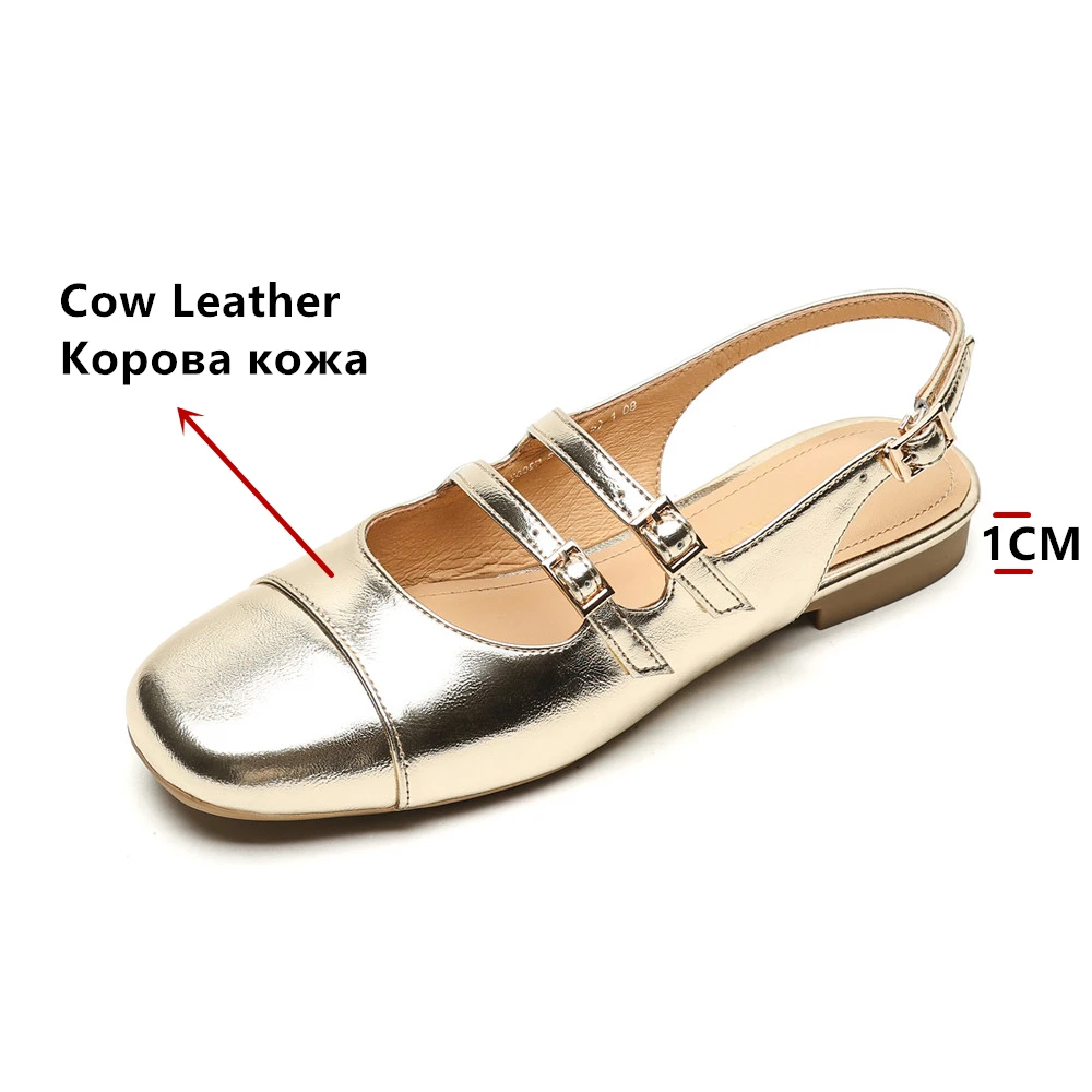 FEDONAS Loafers Shoes For Women Genuine Leather Slingbacks Summer Casual Shoes Woman 2024 Soft Comfort Flats Shoes