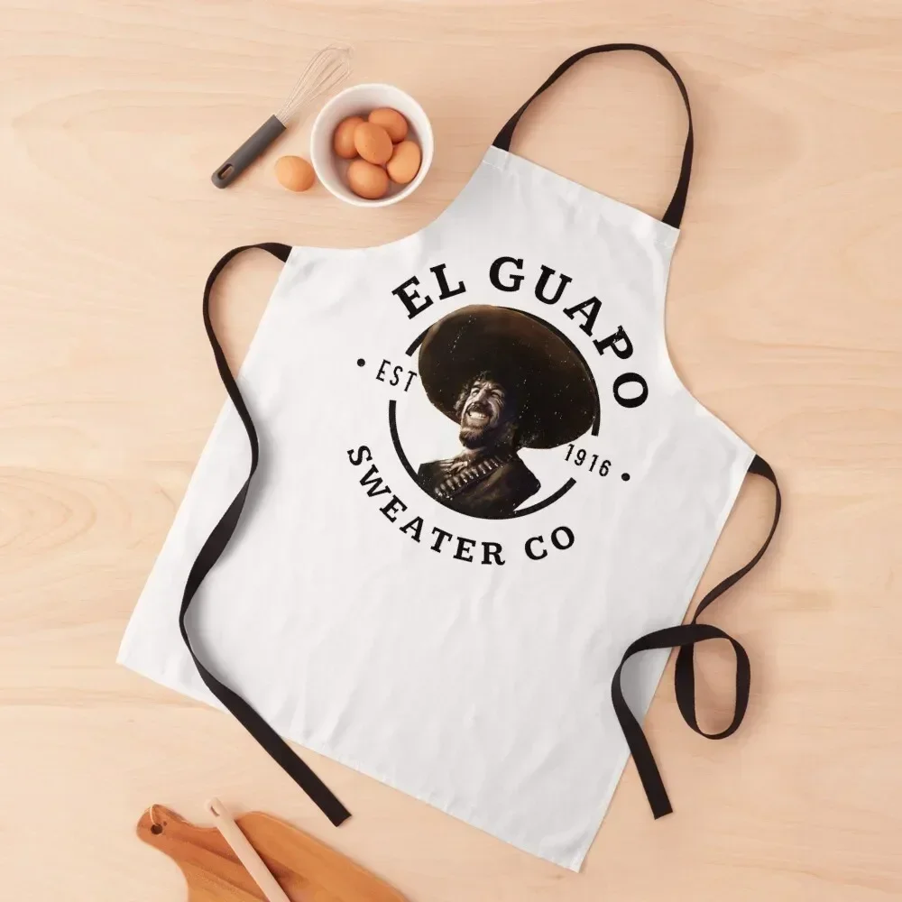 The El Guapo Sweater Company - Est. 1916 Apron Things For Kitchen Bib For Kitchen Women's for home useful pieces Apron