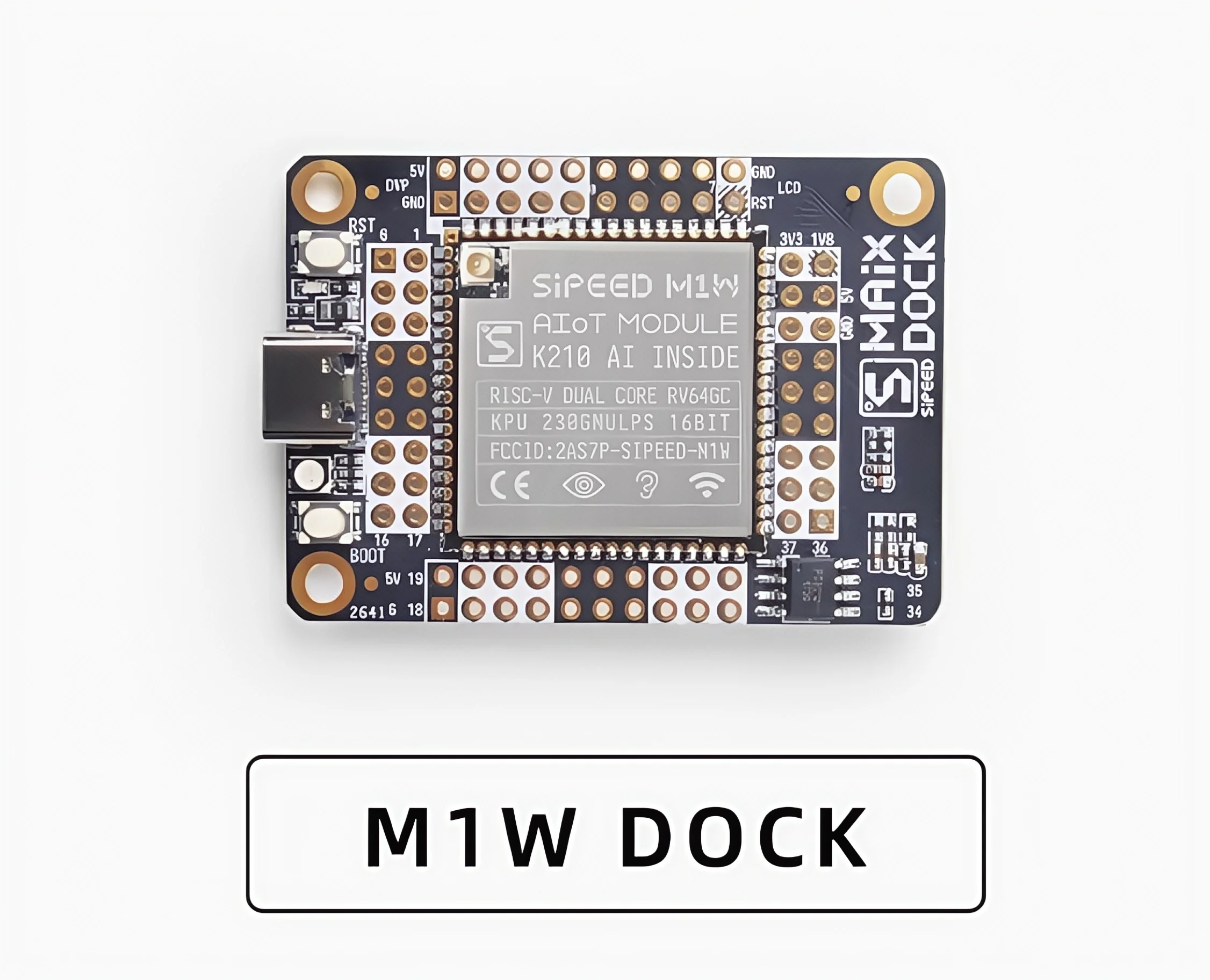 NYSipeed Maix M1 Dock M1W Dock K210 AI+IoT Deep Learning Vision Development Board