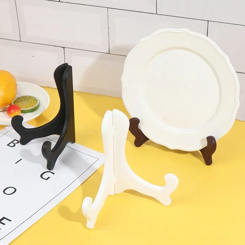 

1pcs Portable Easels Plate Holders Display Stand Stander Picture Frame Photo Tools Display Dish Rack Home Decoration