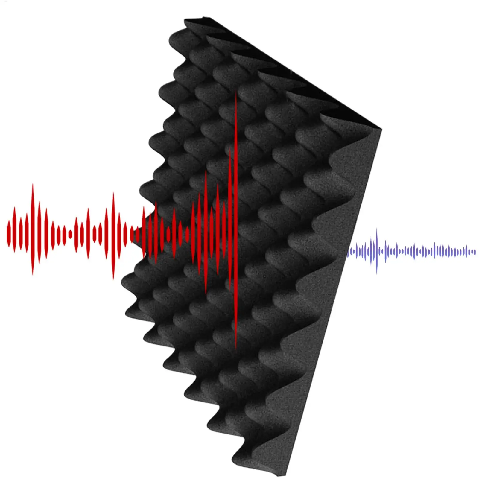 Acoustic Sound Panels Soundproof Foam Acoustic Panels for Walls Noise Cancelling Fire Resistant Soundproof Foam Insulation