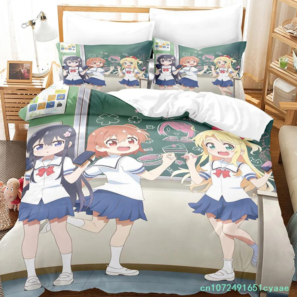 2023 Wataten! An Angel Flew Down To Me Bedding Set Single Twin Full Queen King Size Bed Set Adult Kid Bedroom Duvetcover Sets 5