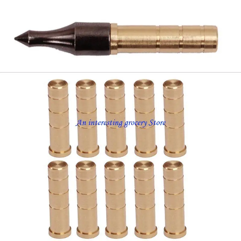 652D 10x Ersatz für Pfeileinsätze, Basiseinsätze für Bogenschießen, Standard 6,2 mm/0,24 Zoll – Detail 7