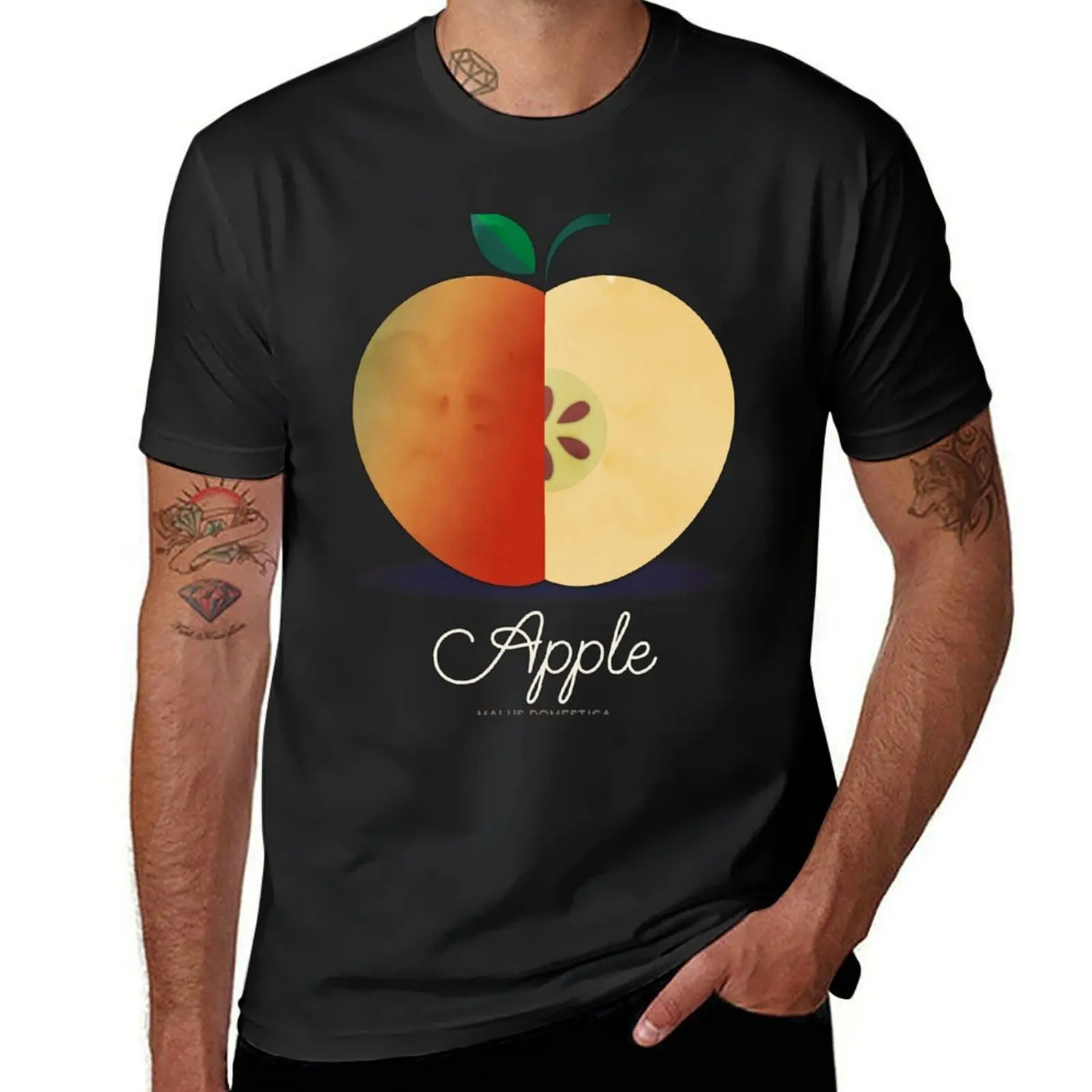 Apple (taupe) - Natural History Fruits T-Shirt blanks graphics mens graphic t-shirts funny