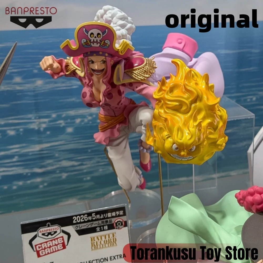 BANPRESTO One Piece Anime Charlotte Linlin Bigmom Battle Record Collection Action Figures Modello Figurine Figuarts originali