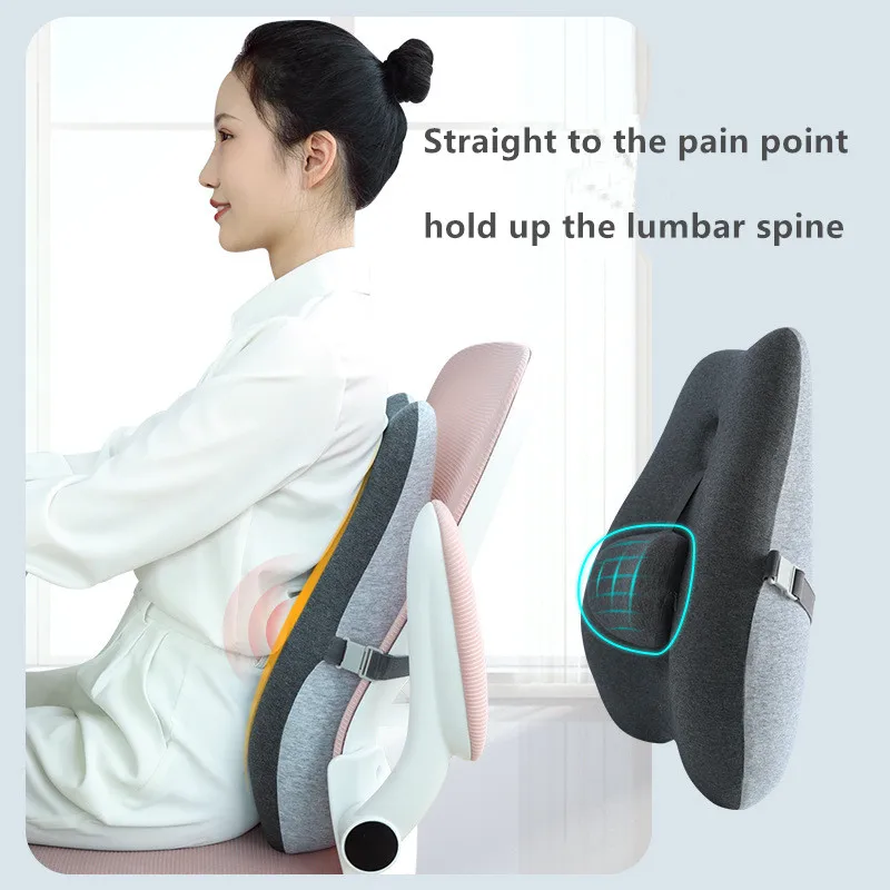 New Lumbar Office Seat Waist Protector Pregnant Woman Chair Cushion Car Pillow Adjustable Back Cushion Lumbar Pillow