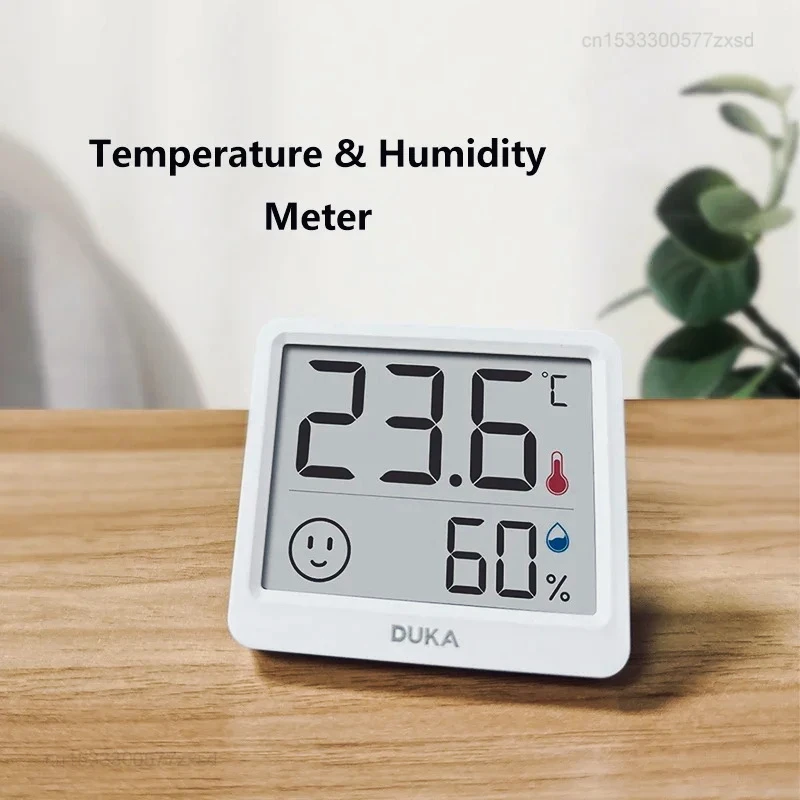 Youpin DUKA  New Digital Home Indoor Temperature Humidity Meter LCD Digital Thermometer Hygrometer Sensor Gauge Weather Station