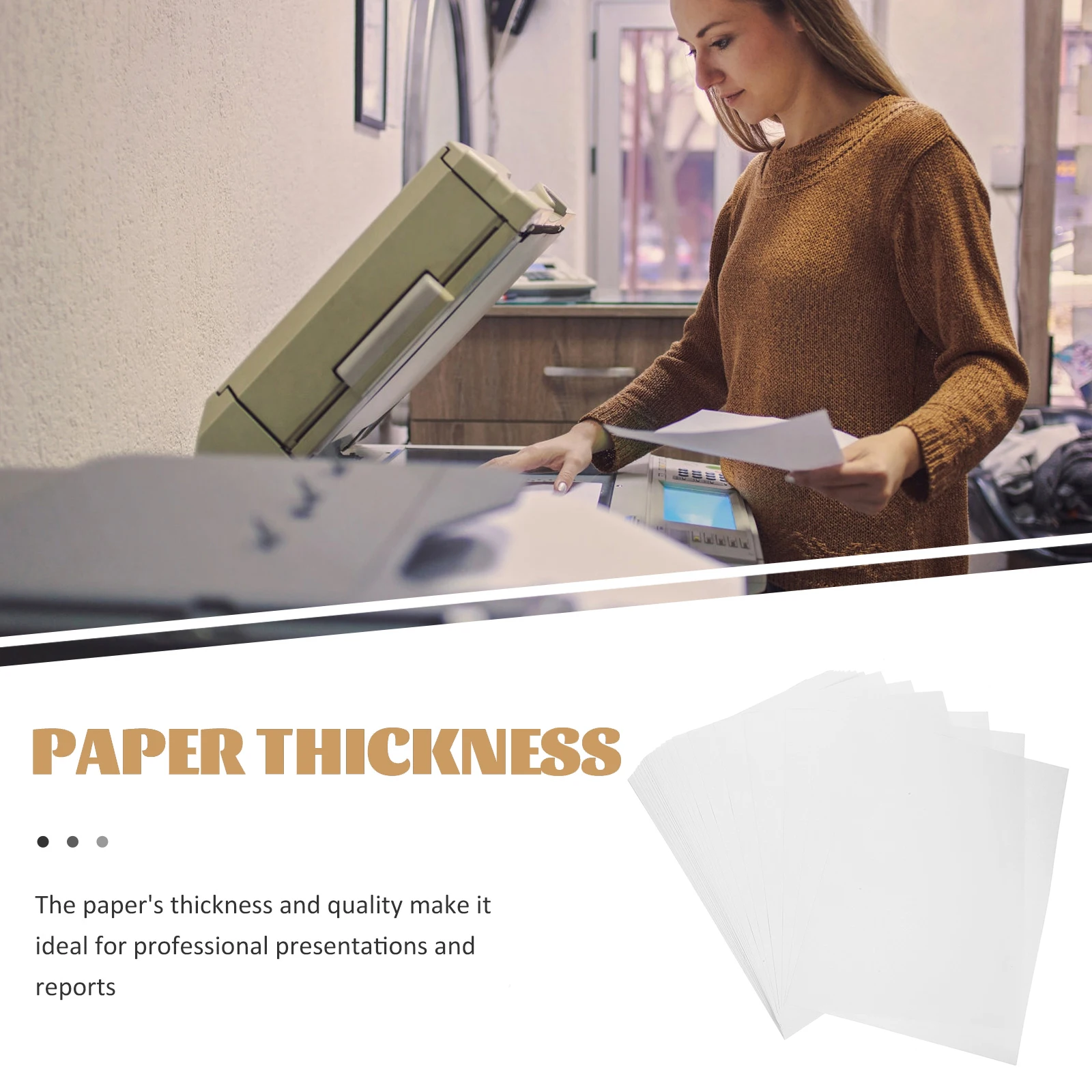 

High Glossy Photo Paper A4 250Gsm Thick Multi-Use Printer Paper For Office Home Art Scrapbooking Copying Printing Supplies
