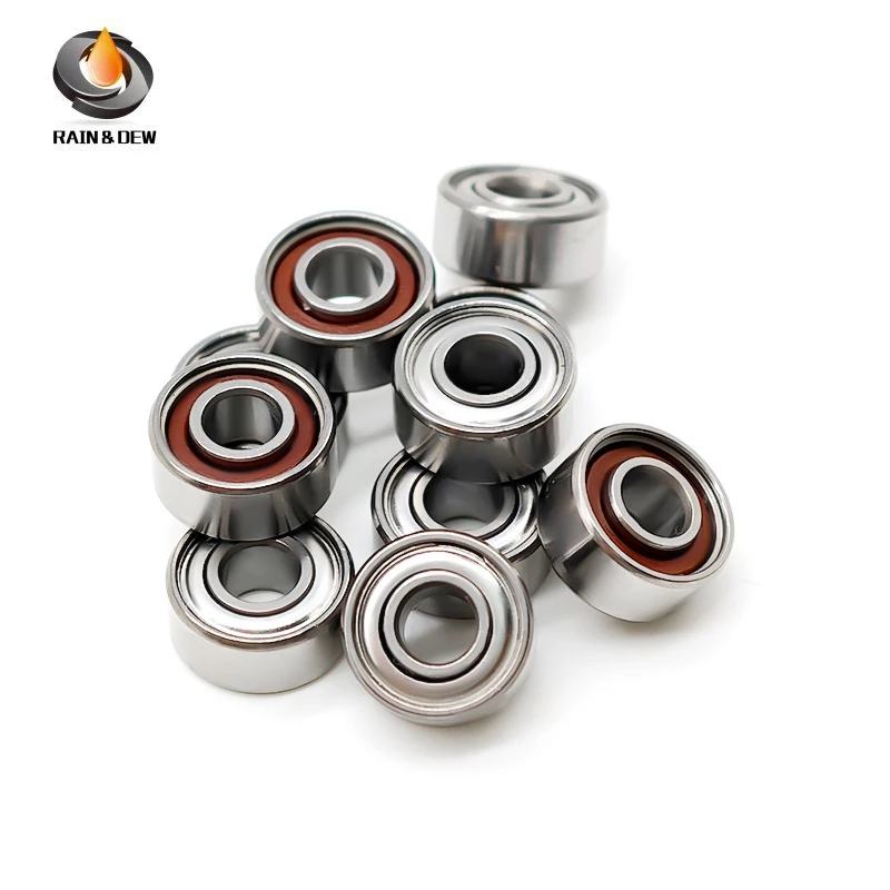 2PCS SR2-5ZZCB 3.175 x 7.938 x 3.571 mm ABEC-9 Hybrid Ceramic Bearing High Speed Handpiece