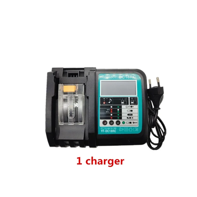 18V 6000mAh sostituisce MAKITA per sostituire la batteria LXT BL1860B BL1860 BL1850 batteria ricaricabile agli ioni di litio + caricabatterie