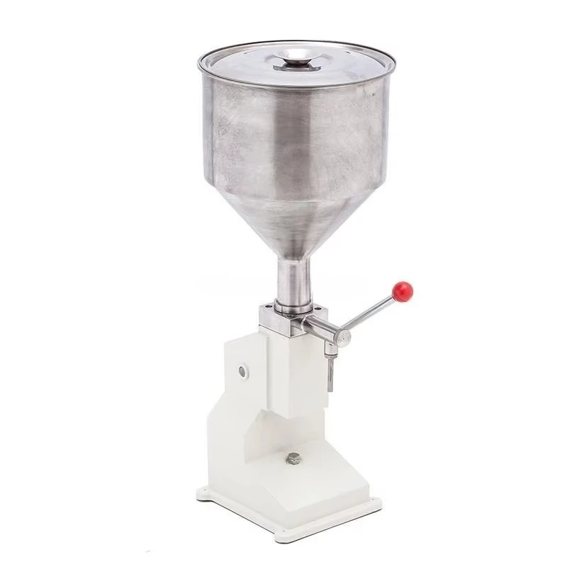 Hand Press Bottle Filler Machine for Cream Shampoo Honey Cosmetics High Viscosity Liquid