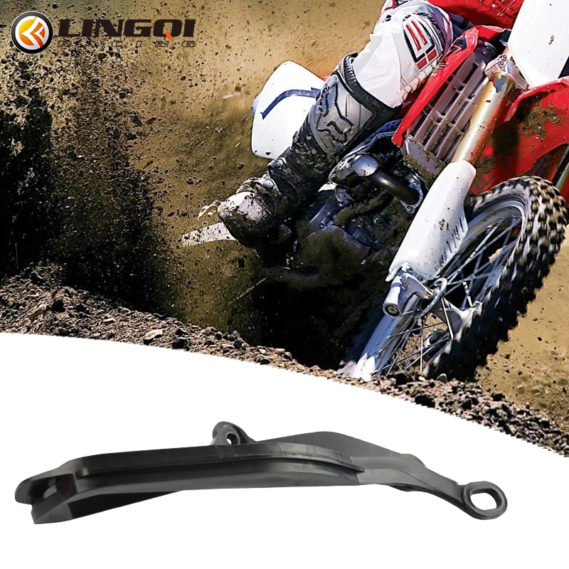 LESQUE Motorcycle Swingarm Protector Chain Slider Guide Protection Cover Black Red For KAYO 110CC 160cc T2 T4 T6 Motorcross