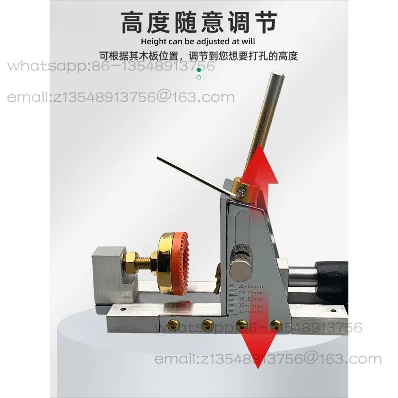 9Mm Oblique Hole Device Plug Screw Opening Positioner Woodworking Oblique Hole Wooden Board Oblique Eye Connection Tool