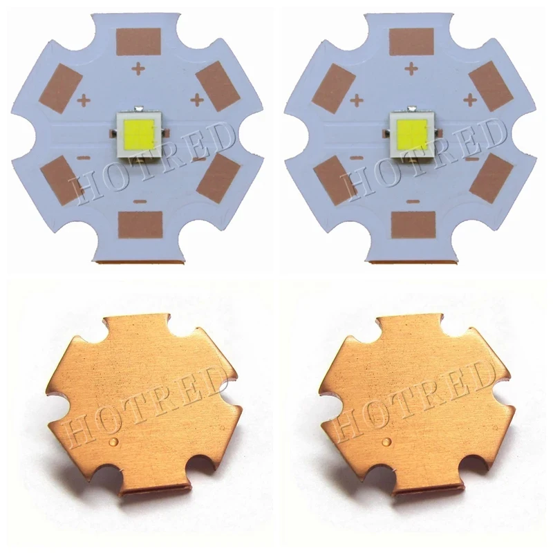 1 pz 10 pz 12V ad alta potenza 13W più nuovo originale XHP35 HI bianco 6500K emettitore Led con DTP rame MCPCB per torcia fai da te