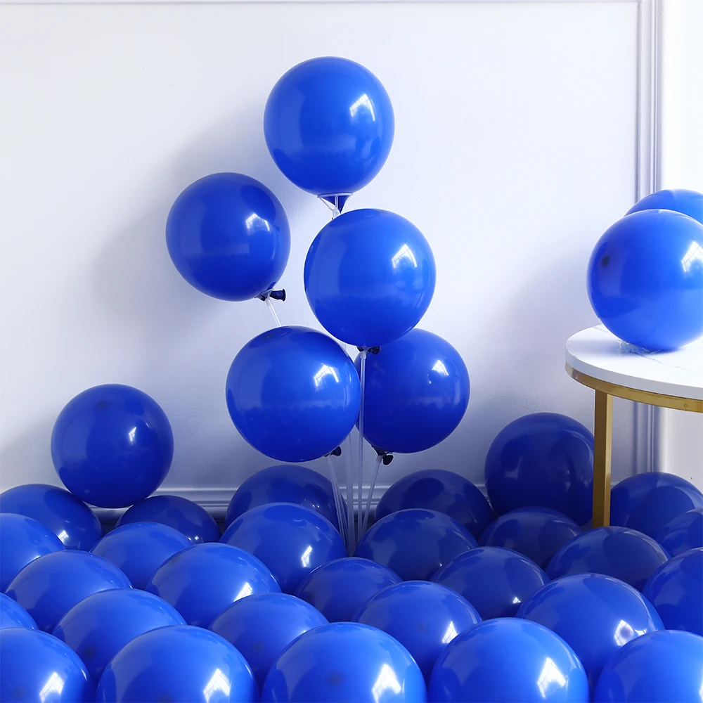 Kit de arco de guirnalda de globos amarillo azul real para Baby Shower, decoración de fiesta de graduación de cumpleaños, telón de fondo de boda