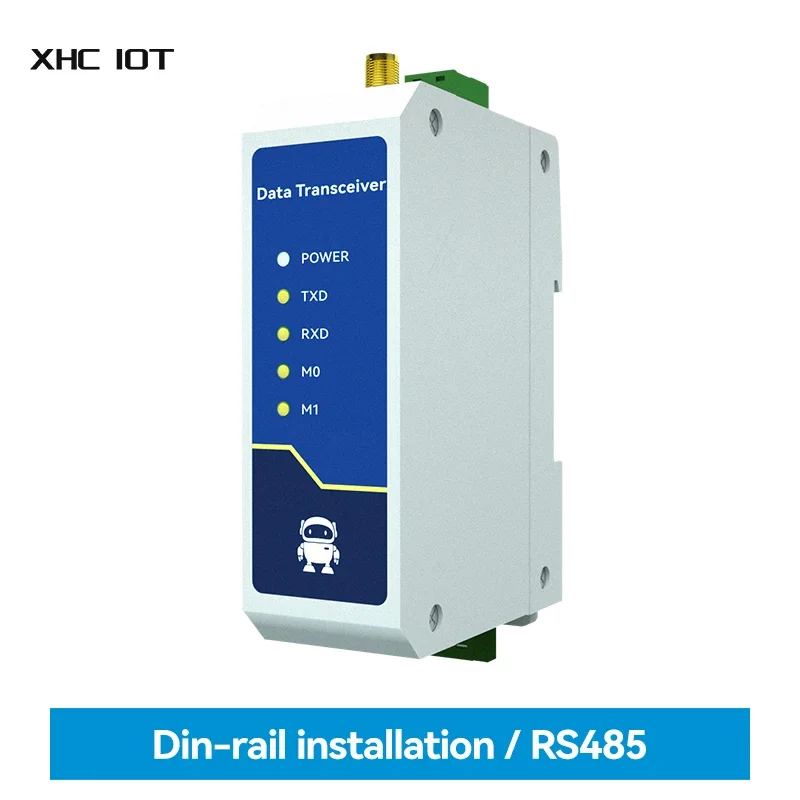 Módulo transceptor LoRa RS485 de 433MHz, puerto serie inalámbrico, 3KM, 3dBm, XHCIOT, E95-DTU(433C30-485), transmisión de datos de alta velocidad