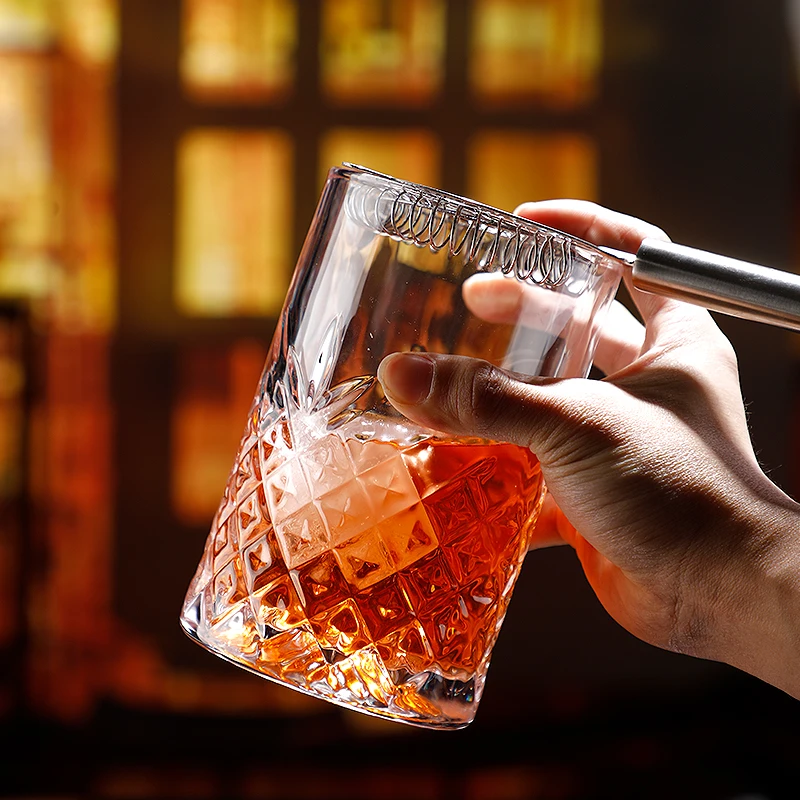 

700ml Glass Studded Cocktail Mixing Glass Bar Tool Barware