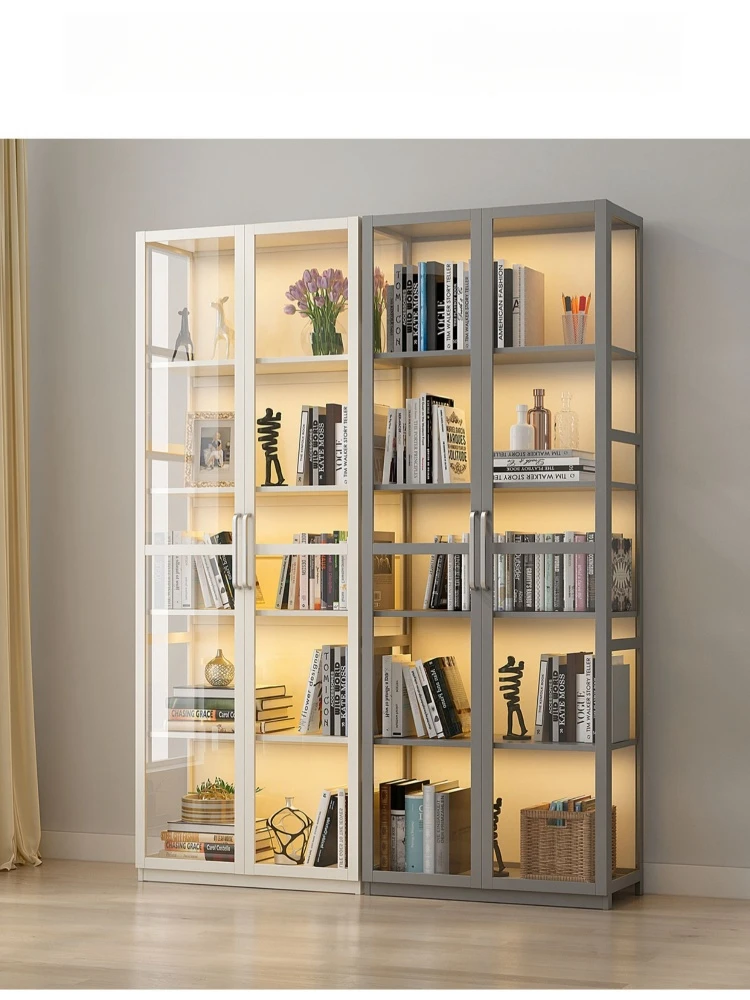 Simple Bookshelf, Floor-standing Bookcase, Modern Action Figure Storage Rack, Model Organizer Display Cabinet Storage Organizer