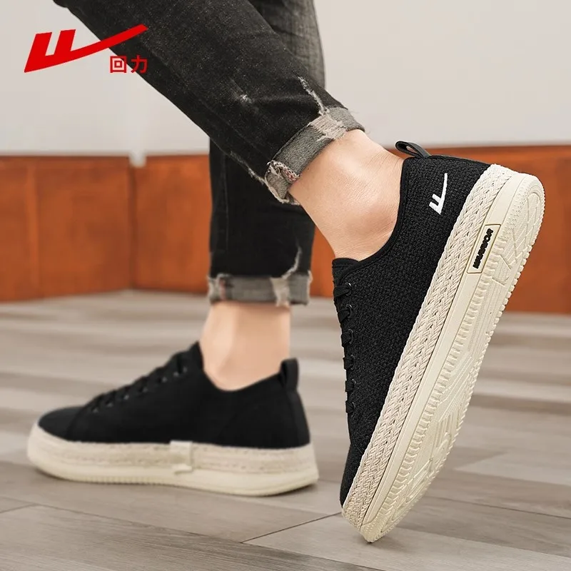 Warrior men's shoes mesh shoes men's summer breathable thin old Beijing cloth shoes men's casual board shoes trendy