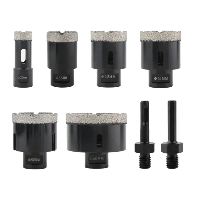

AB34-M14 Thread Dry Vacuum Brazed Marble Masonry Hole Saw Opener Diamond Drilling Core Bit For Tile Marble
