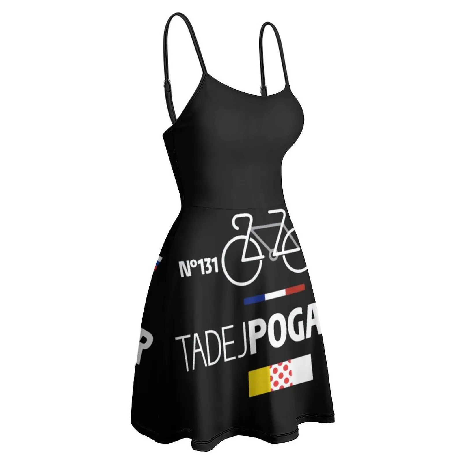 TADEJer And POGACARs Women's Sling Dress Top Quality Sexy Woman's Clothing Humor  Parties Suspender Dress