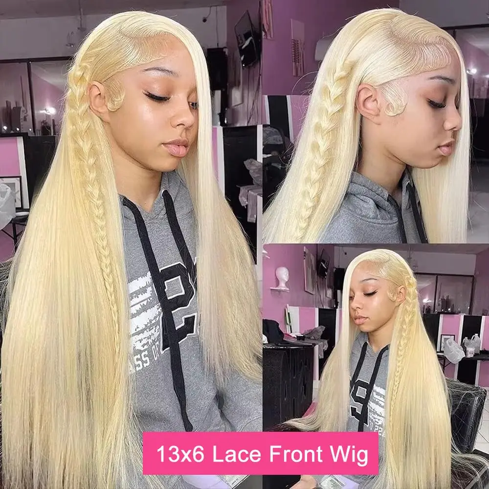 30 32 Inch 613 HD Lace Frontal Wig 13x6 Blonde Straight Human Hair Wigs 220 Density Brazilian Hair 13x4 Lace Front Wig
