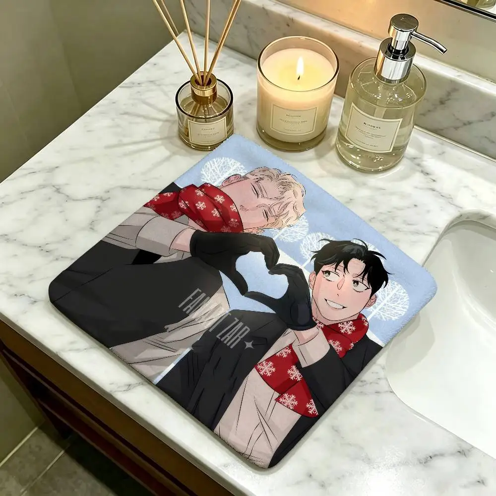 Korean Bl Roses And Champagne  Anime Polyester Hanging Kitchen Hand Towel Durable Wear Resistant  Versatile Use Throughout Home