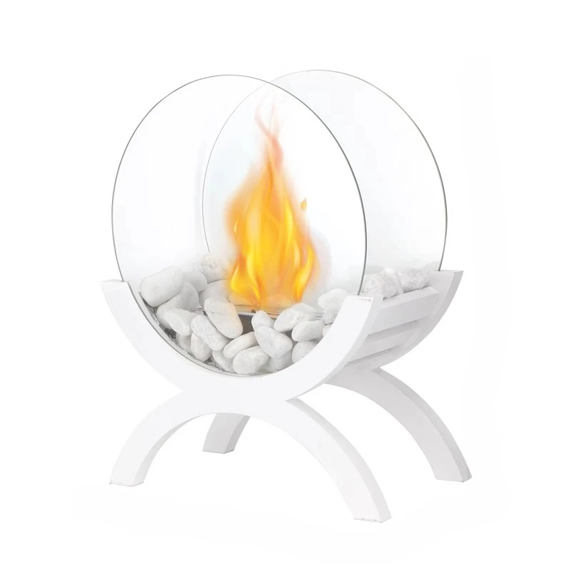 

Real fire high-end warmth decoration living room view flame alcohol fireplace villa courtyard homestay indoor outdoor bonfire