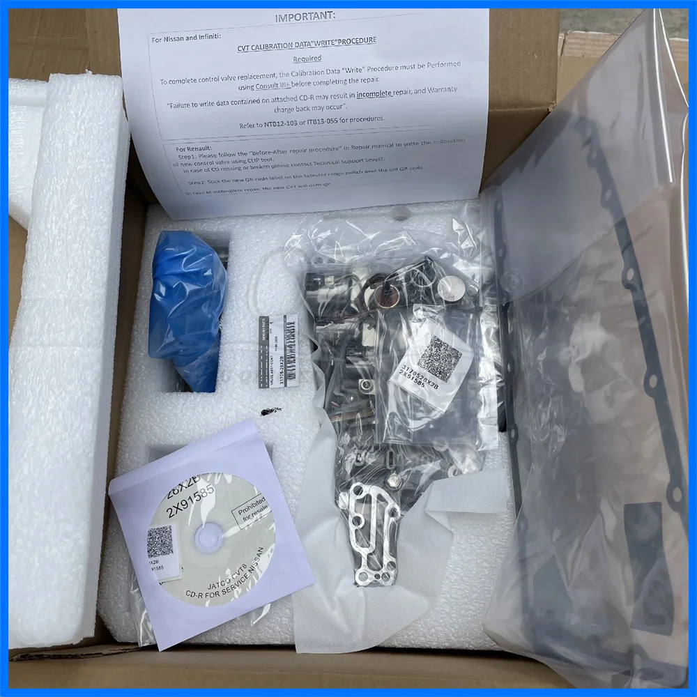 Refurbished CVT Continuously Variable Transmission, JF017E/JF017/RE0F10E/RE0F10D Valve Body, Part Number 3170528X2B