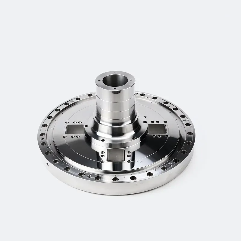 0.005mm Tolerance Duplex Steel Drum End Cover Flange & Shaft Sleeve Type Large End Cap for Horizontal Centrifuge Separator