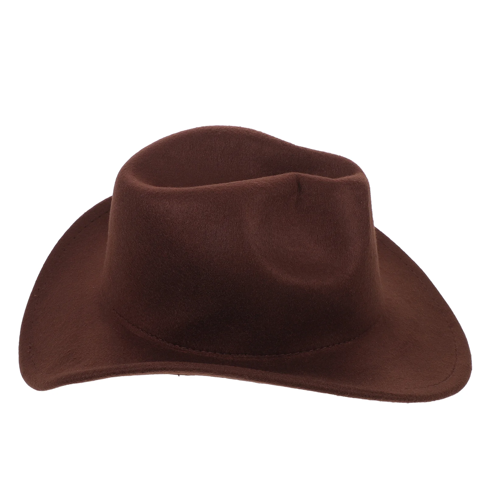 

's Cowboy Hat Hats Cowgirl Girls Prom Boys Party Metal Fedora Broad Brimmed Western