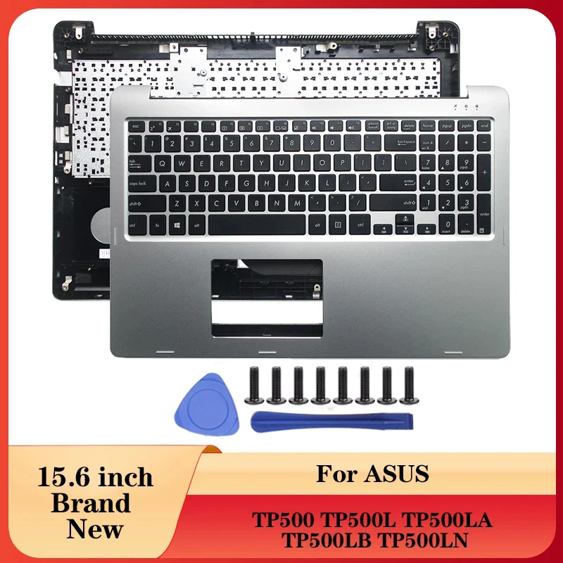 

NEW Laptop For ASUS TP500 TP500L TP500LA TP500LB TP500LN Palmrest Upper Case With US keyboard Silver